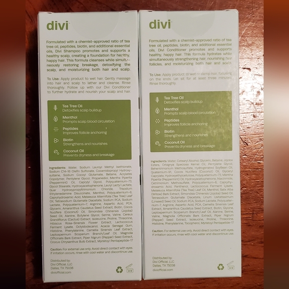 Divi Original Shampoo & Conditioner Unopened! - Picture 4 of 5